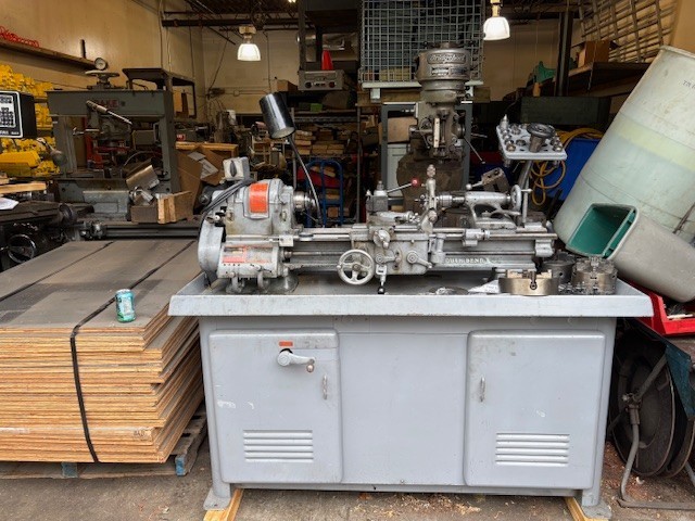South Bend Toolroom Lathe 10″ x 30′ Heavy 10 Factory Base with cabinets /Tooling