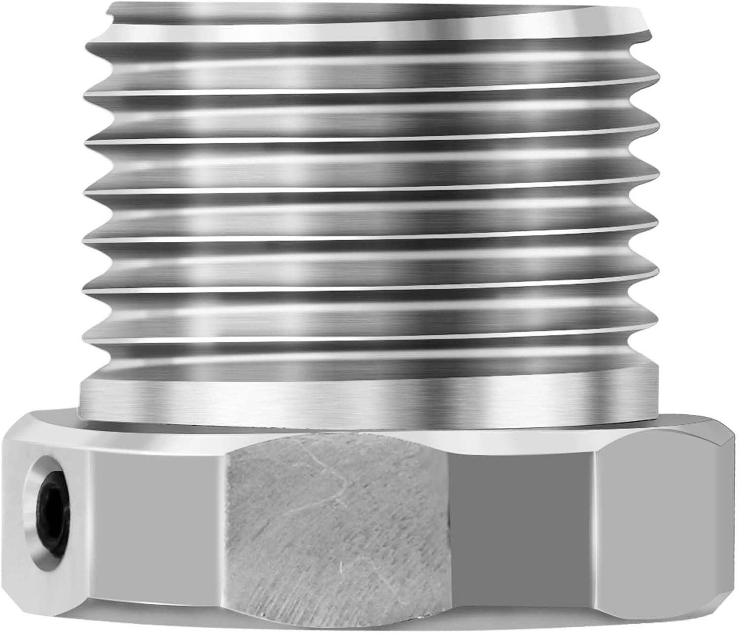 Lathe Headstock Spindle Adapter,Converts 1″X8 TPI to 1-1/2-8 TPI for Woodworking