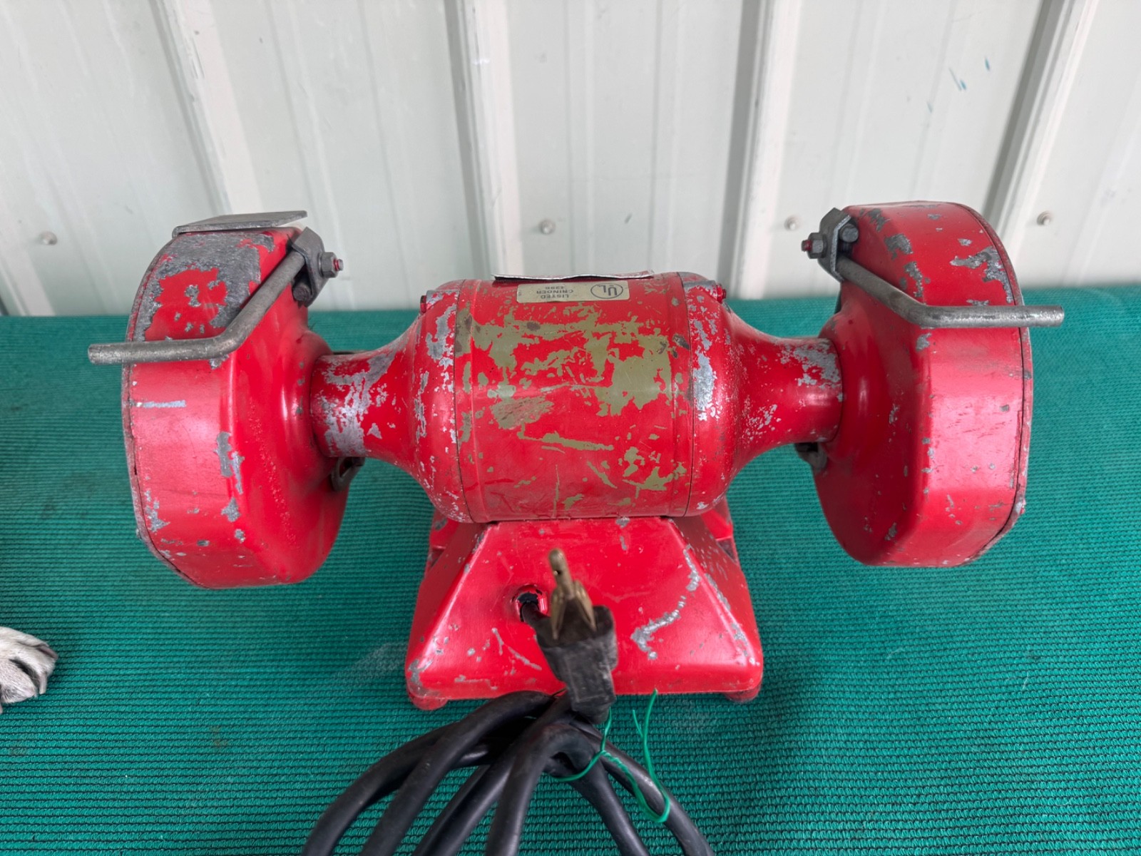 Baldor 612R Bench Grinder Buffer Wire Wheel 1/3 hp – 3600 Rpm 6″ USA See Video