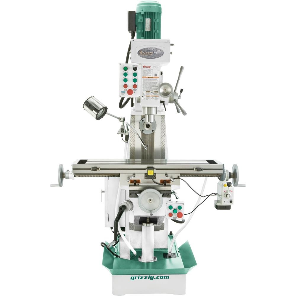 G0757 9″ x 39″ 2 HP Horizontal/Vertical Mill with Power Feed