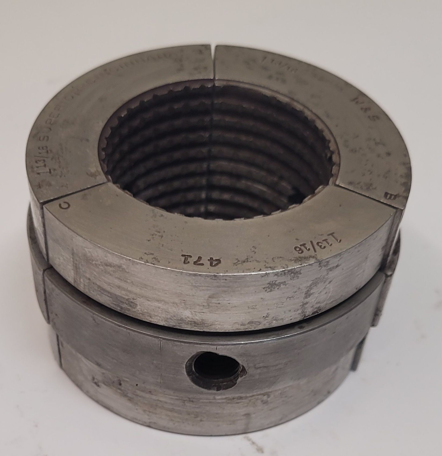 Superior-Cincinnati 1-13/16″ Master Serrated Collet Pad – SET OF 2