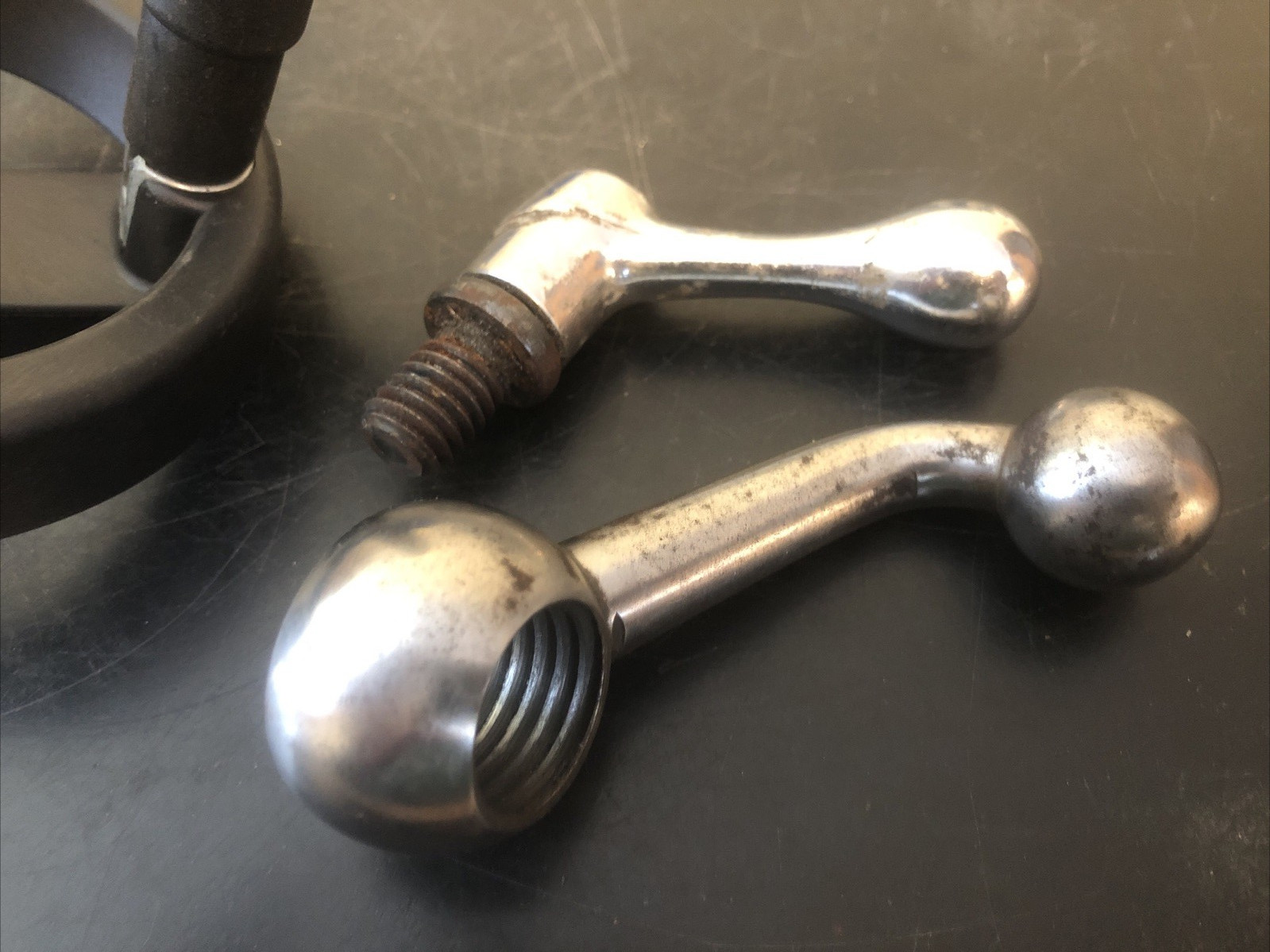 Machinist Tooling Handles Crank Handles 2 Older Metal 1 Plastic
