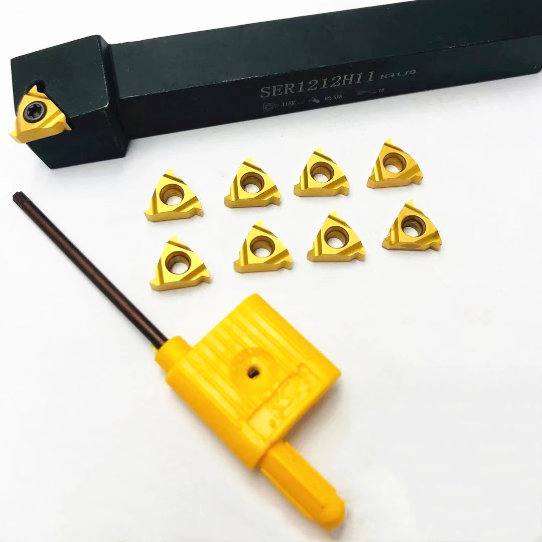 Carbide CNC Lathe Thread Turning Tools Holder SER1212H11 MMT11ER Parts