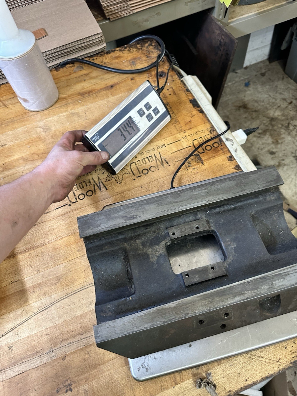 Rockwell 21-100 Milling Machine Cross Feed Casting