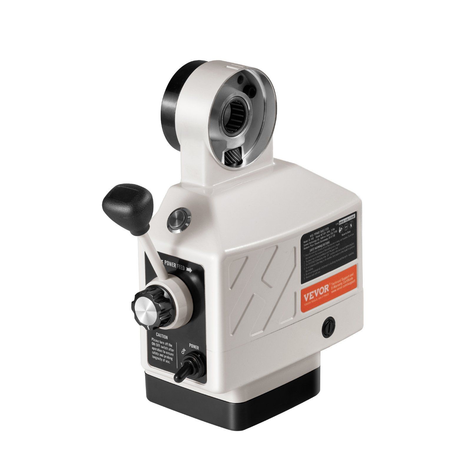 450in-lb Torque, 0-200RPM Adjustable Speed, 5/8″ Shaft Mill Power Feed