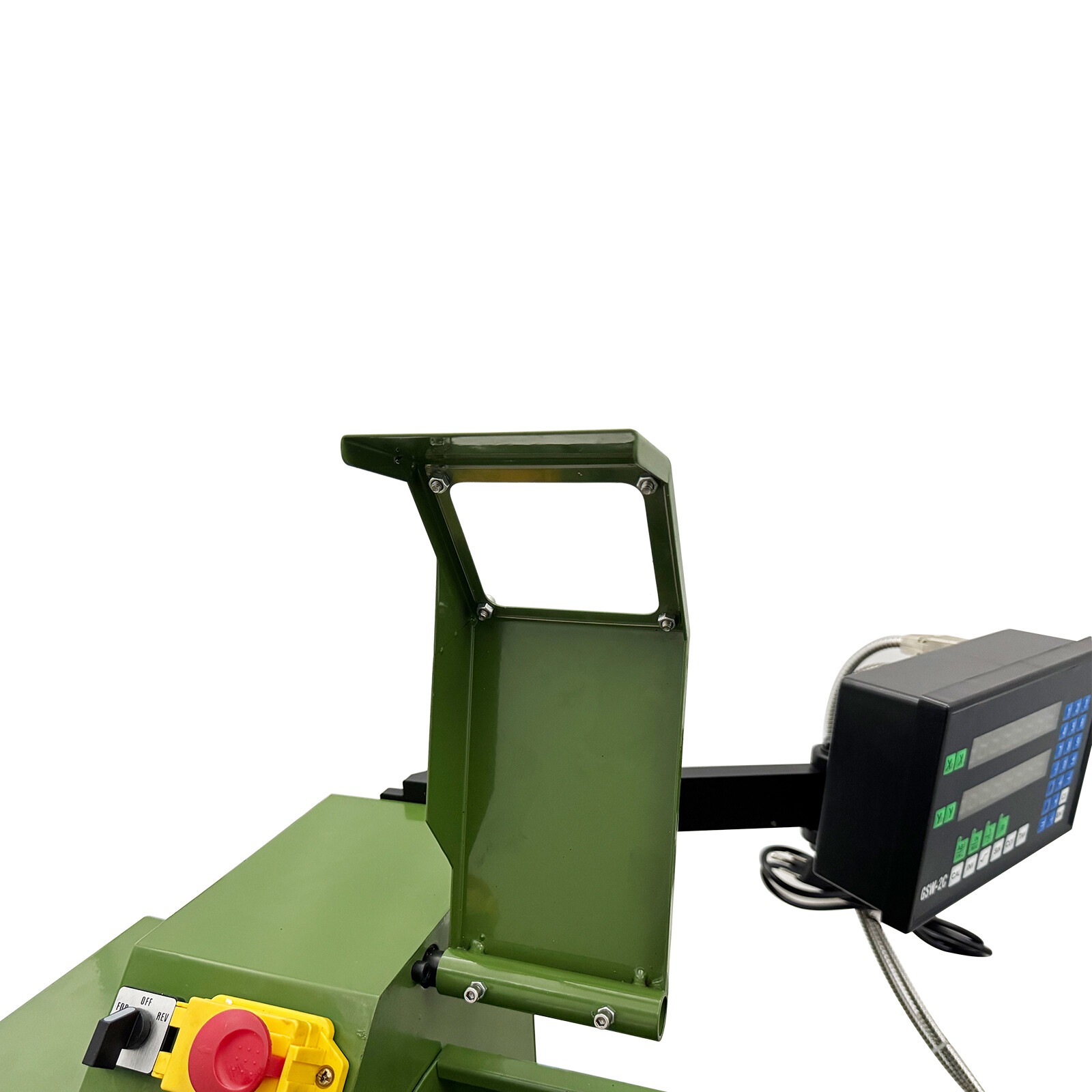 110V Double Chuck Metal Lathe Brushless Motor with Grating Ruler Imperial Thread