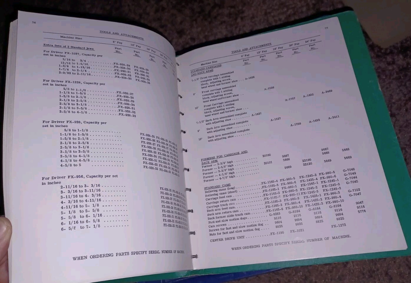 Jones & Lamson FAY Automatic Lathes Operating Instructions Manual ORIGINAL BOOK!