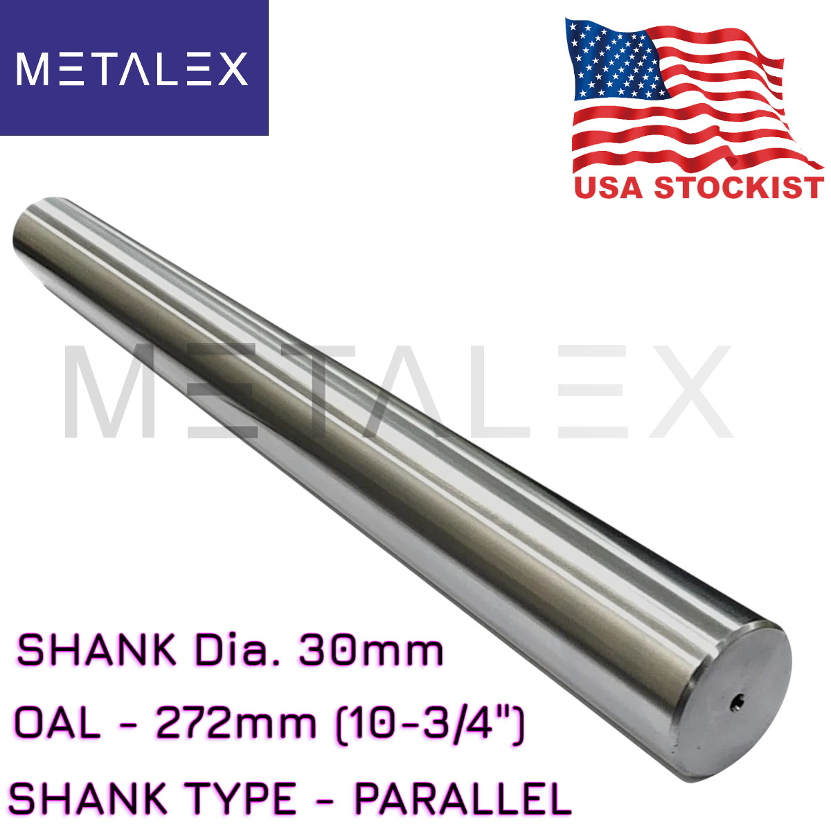 Lathe Alignment Test Bar 272mm (10-3/4″) Parallel Shank Mandrel EN31 Alloy Steel