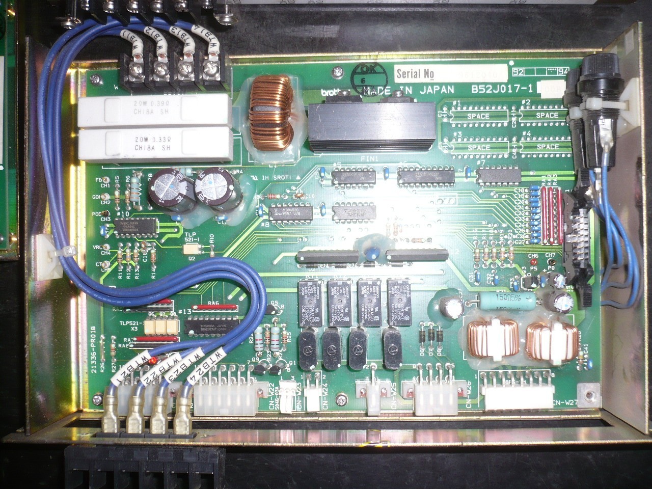 Brother HS-3100, HS-5100 wire edm WOP PCB for auto wire threader, B52J017-1