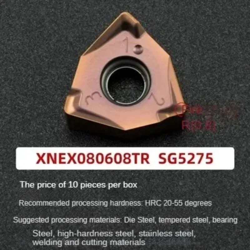 MEE190 CNC 90° Milling Cutter Disc XNEX080608 Six Blade Square Shoulder Tools