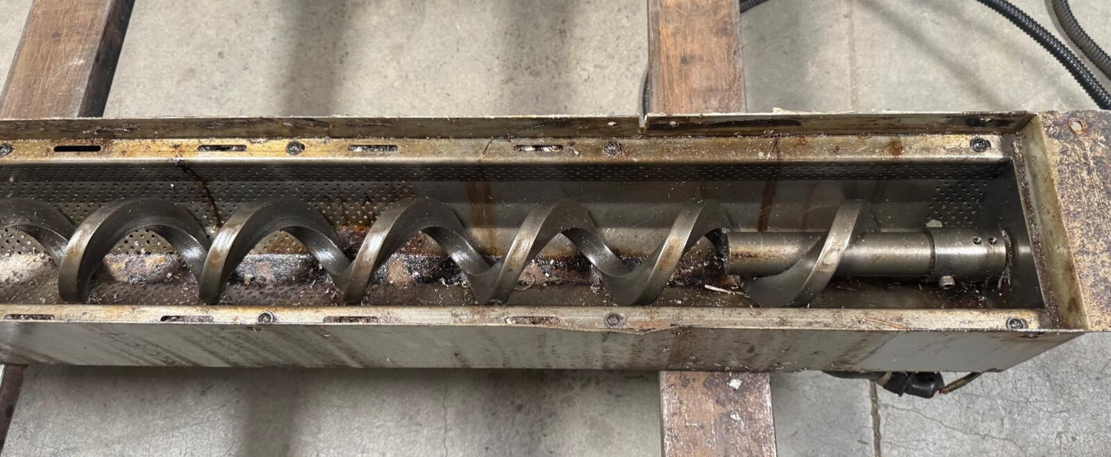 Haas CNC HS-1 Chip Auger 6 Ft Long