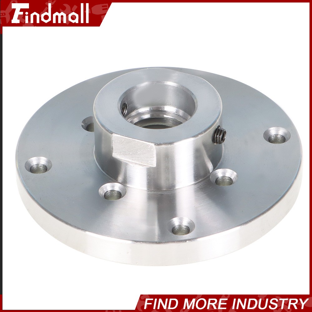 Findmall 4″ Steel Wood Lathe Face Plate 1″ x 8tpi Threaded with Set Screws