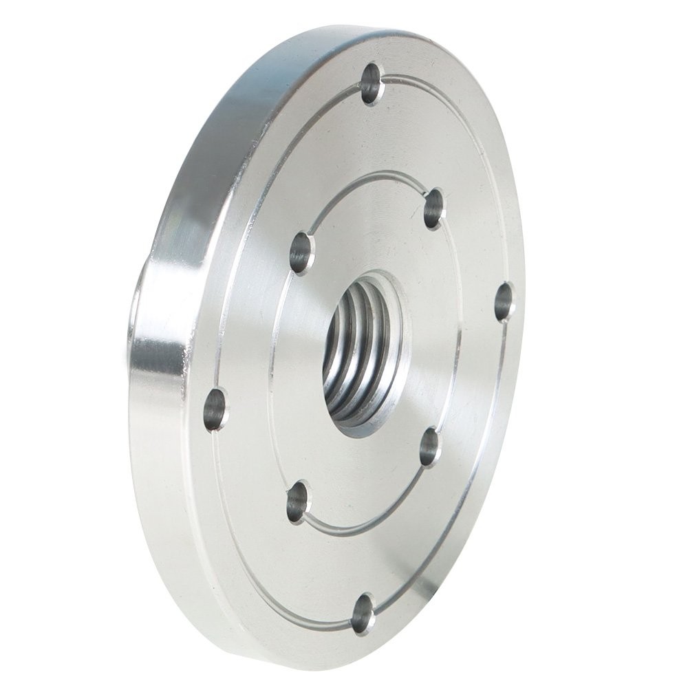 4″ Steel Wood Lathe Face Plate 1″ x 8tpi Threaded with Set Screws