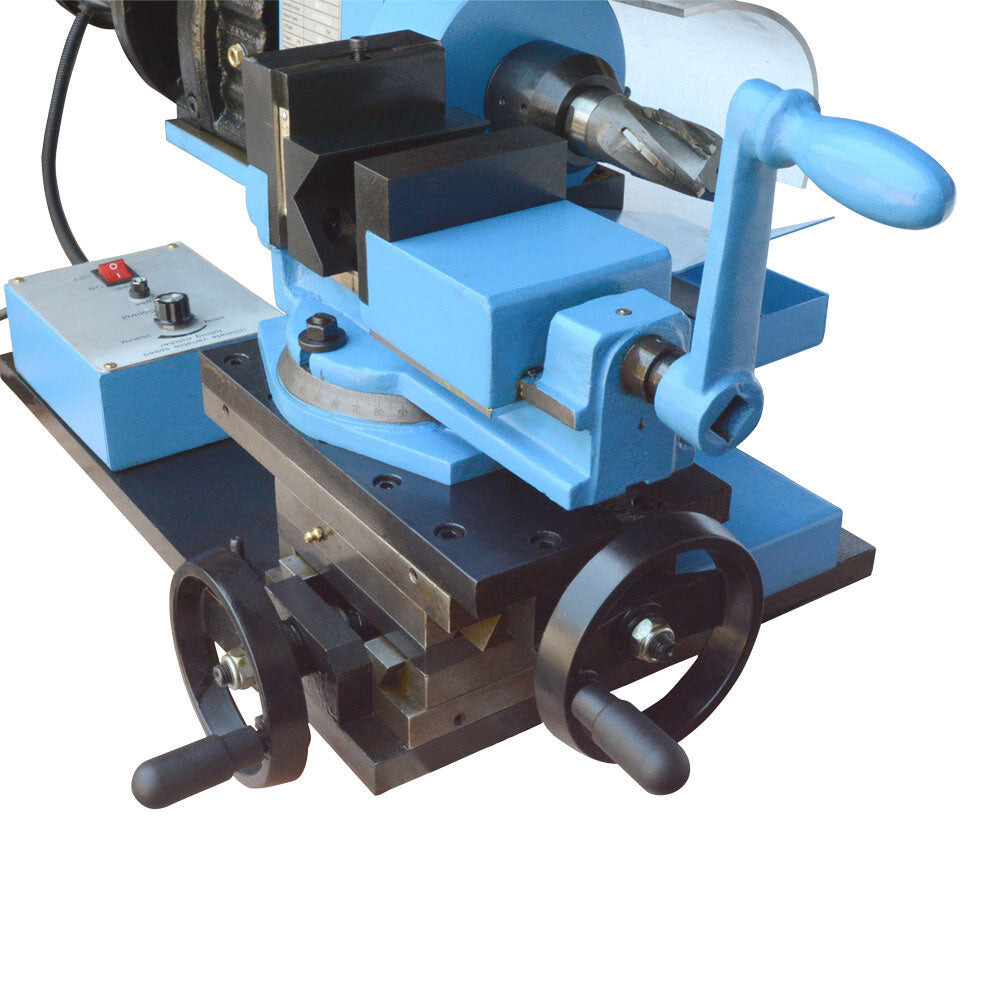 1 HP Electric Tube Pipe Notcher 1/2 to 2″ End Mill V-Block Rotary Vise 0-250 RPM