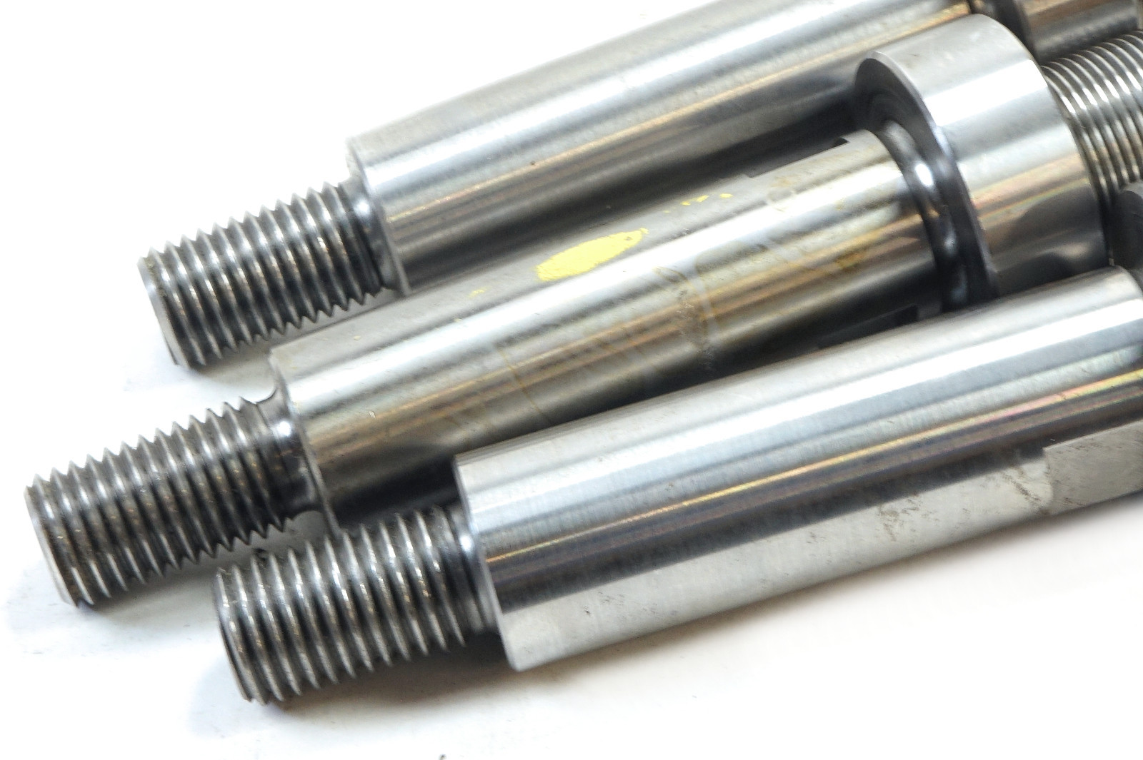 Lot of 3 CNC Machinist Threaded Lathe Mandrel 1.505″ OD 9″ Length