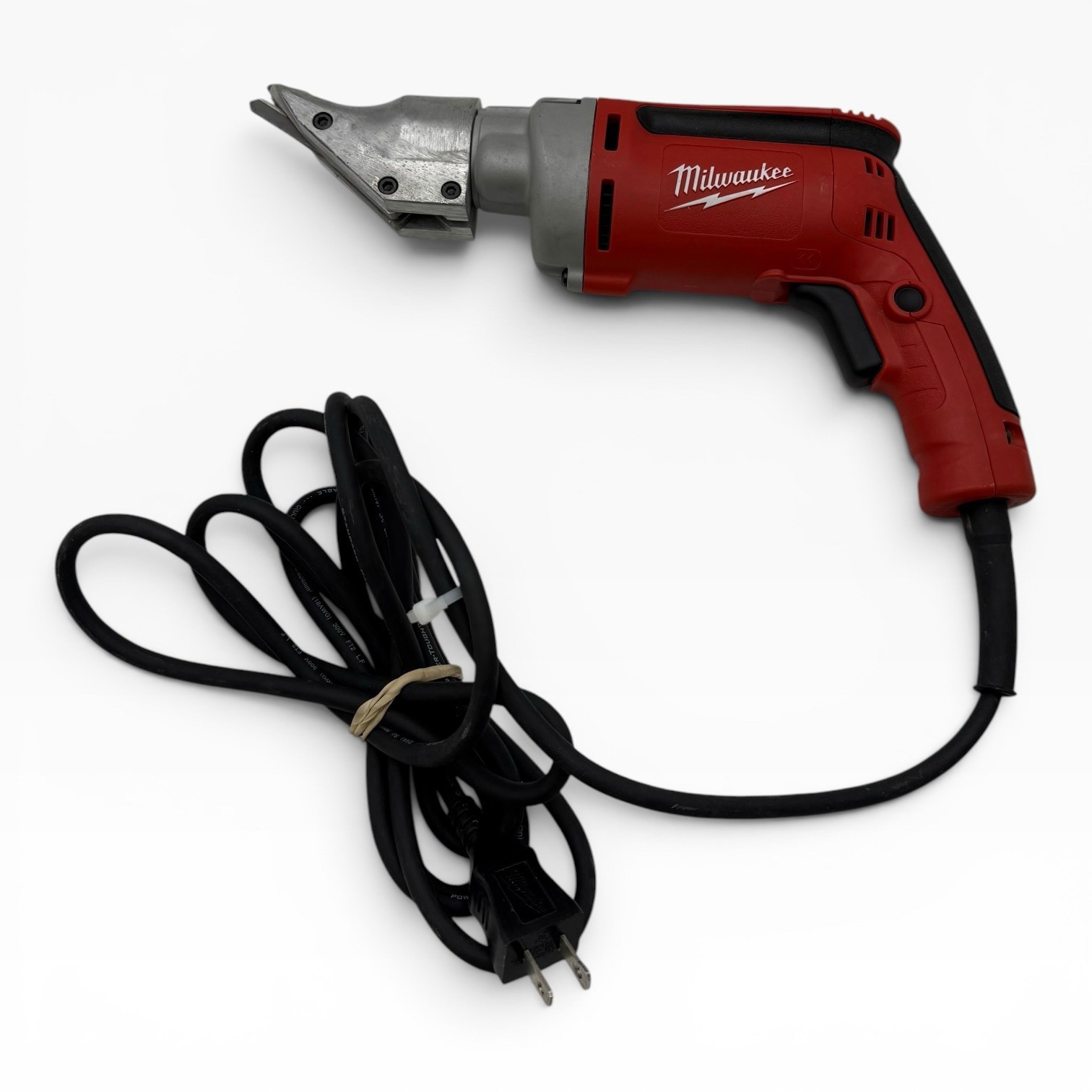 Used Milwaukee 6852-20 Electric 18 Gauge Shear Metal Cutters 6.8 amp Corded