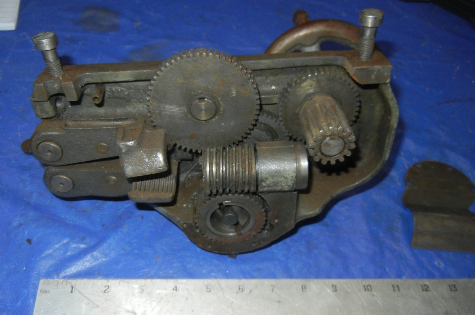 South Bend 9″ lathe model A apron with half nuts 10k