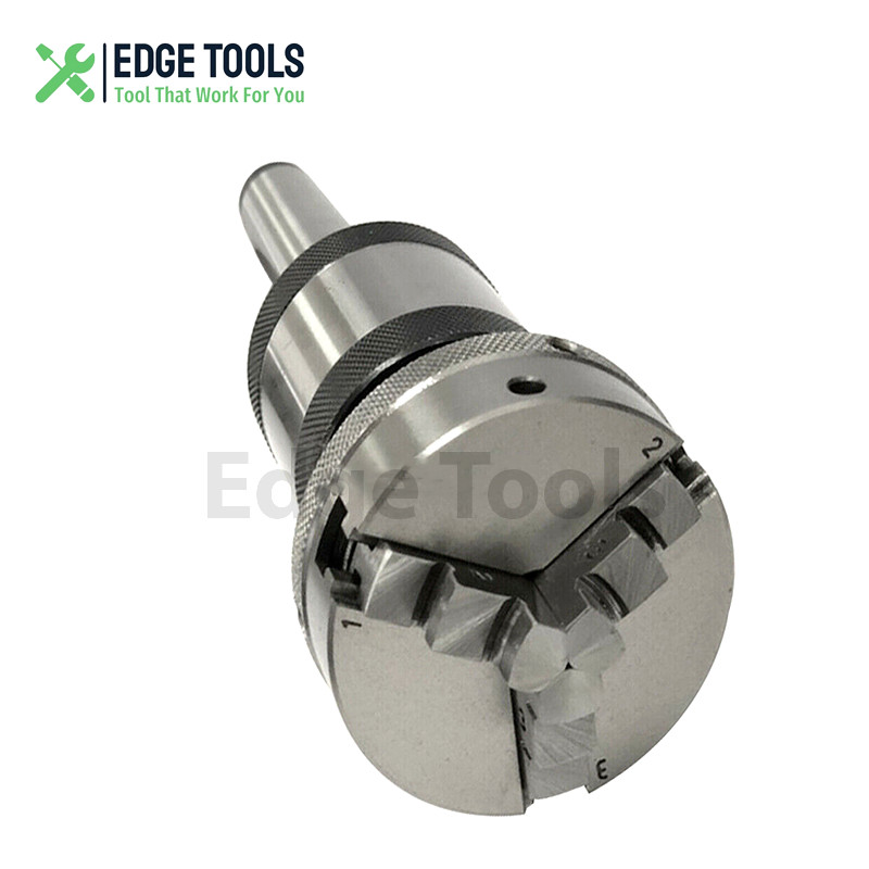 3MT Revolving Center MT3 Shank 65mm 3 Jaw Self Centering 2-1/2″ Mini Lathe Chuck