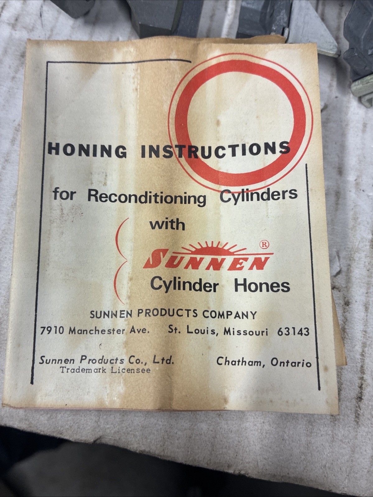 Sunnen Hone Stones JN-532 New Old Stock 1 Set Total