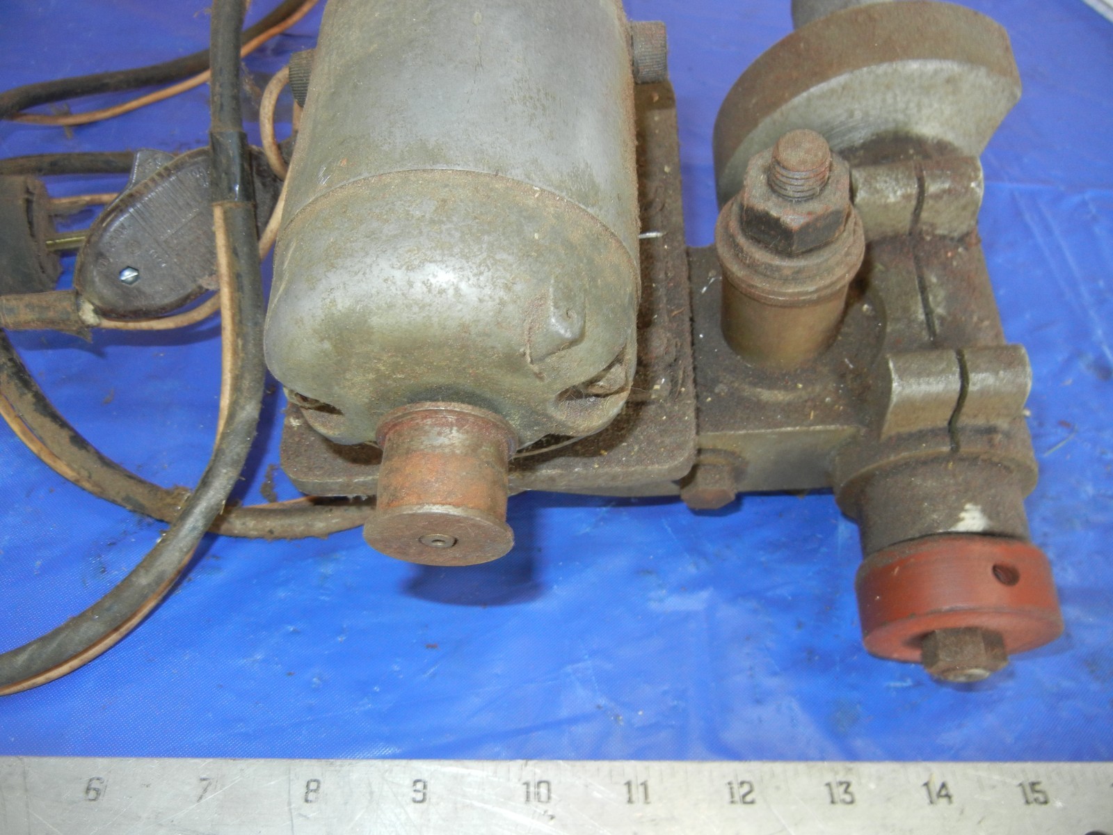 Unknown vintage tool post grinder for South Bend 9″ lathe