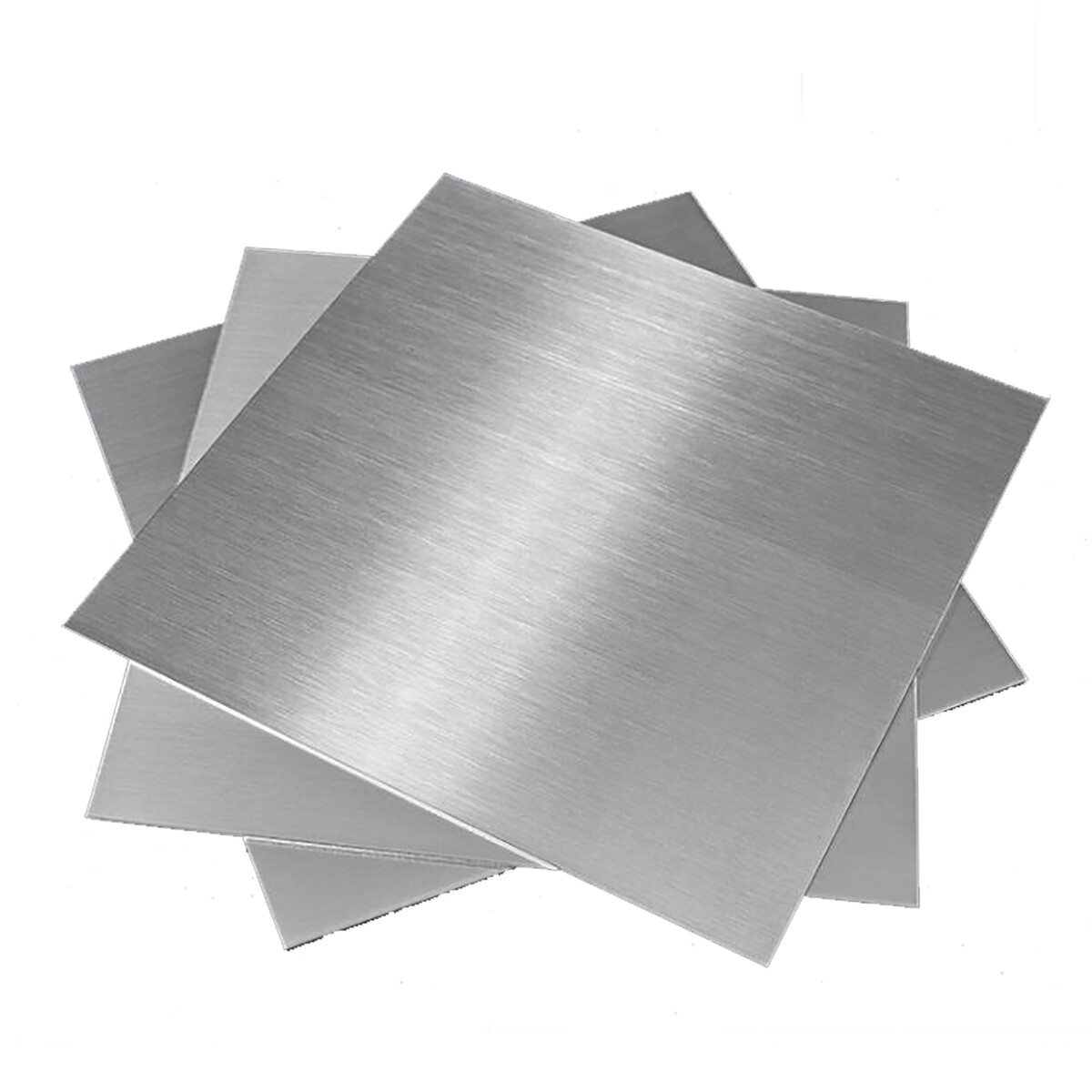 Brushed A2 Stainless Steel Sheet Plate 100*100mm to 200*300mm Thick 1/1.5/2/3mm