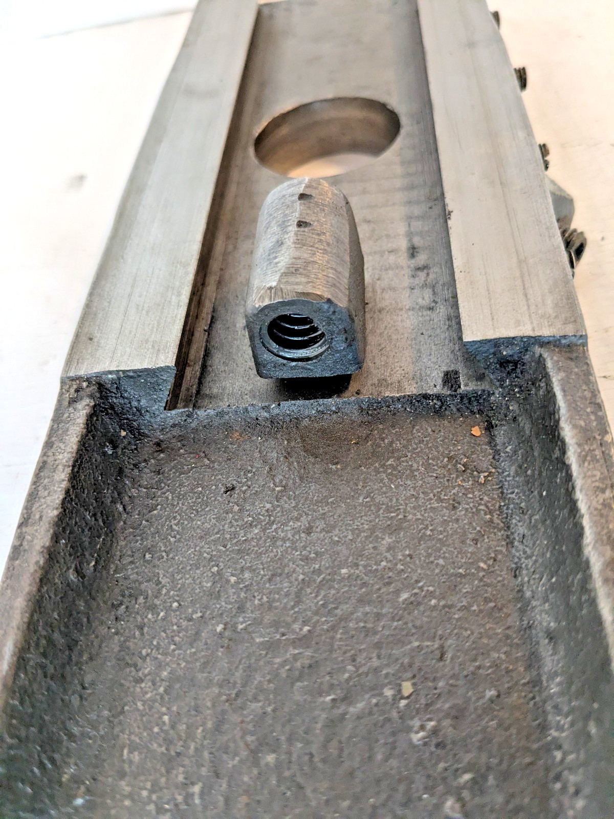 9″ inch / 10K South Bend Lathe Cross Slide with Gib, Gib screws and Feed Nut