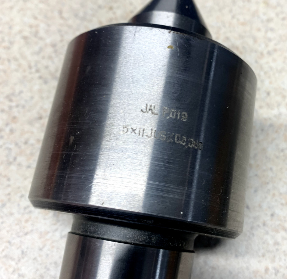Machinist Lathe Tool: 5MT Live Center Triple Bearing Heavy Duty (NOS) Yugoslavia