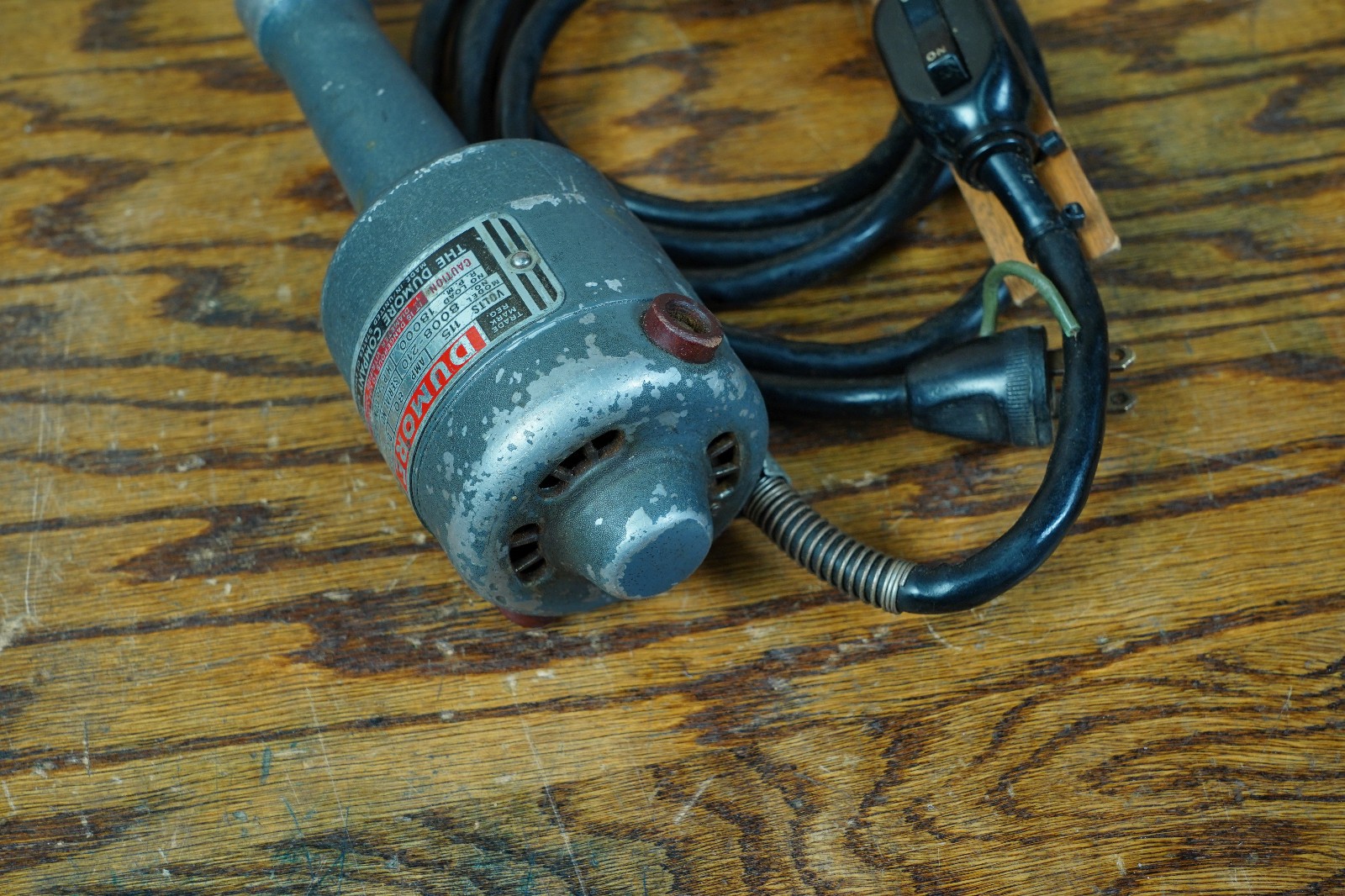 Dumore Hand Held Rotary Grinder 18,000 RPM Model 8008-210
