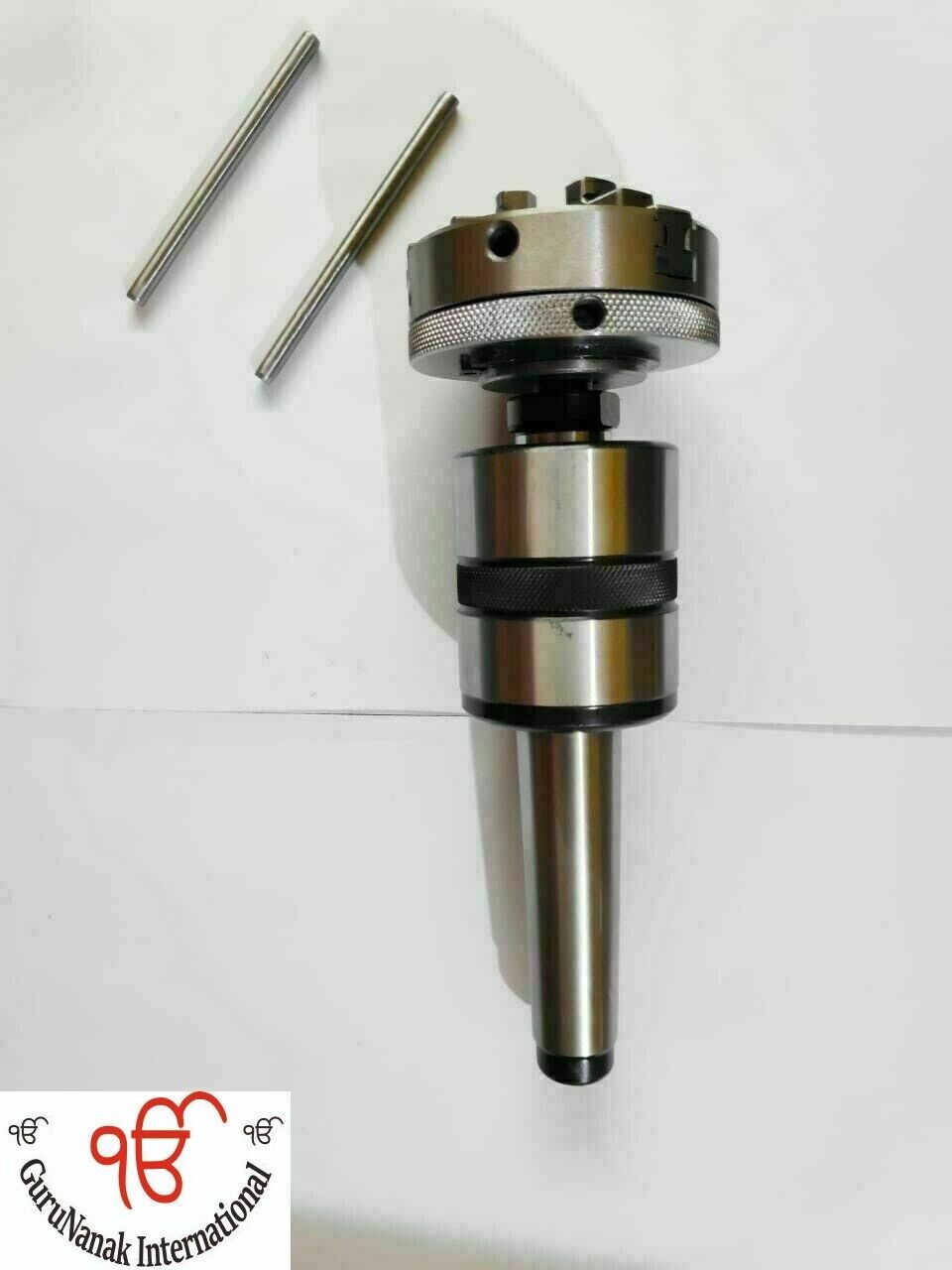 Revolving Center MT2 Shank 12×1+3 Jaw Self Centering 50mm -2.5″ Reversible Chuck