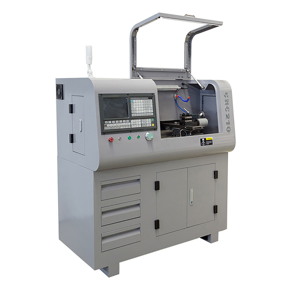 8″*16″Metal Mini Turning Lathe Machine Motorized Metalworking DIY Stand Included