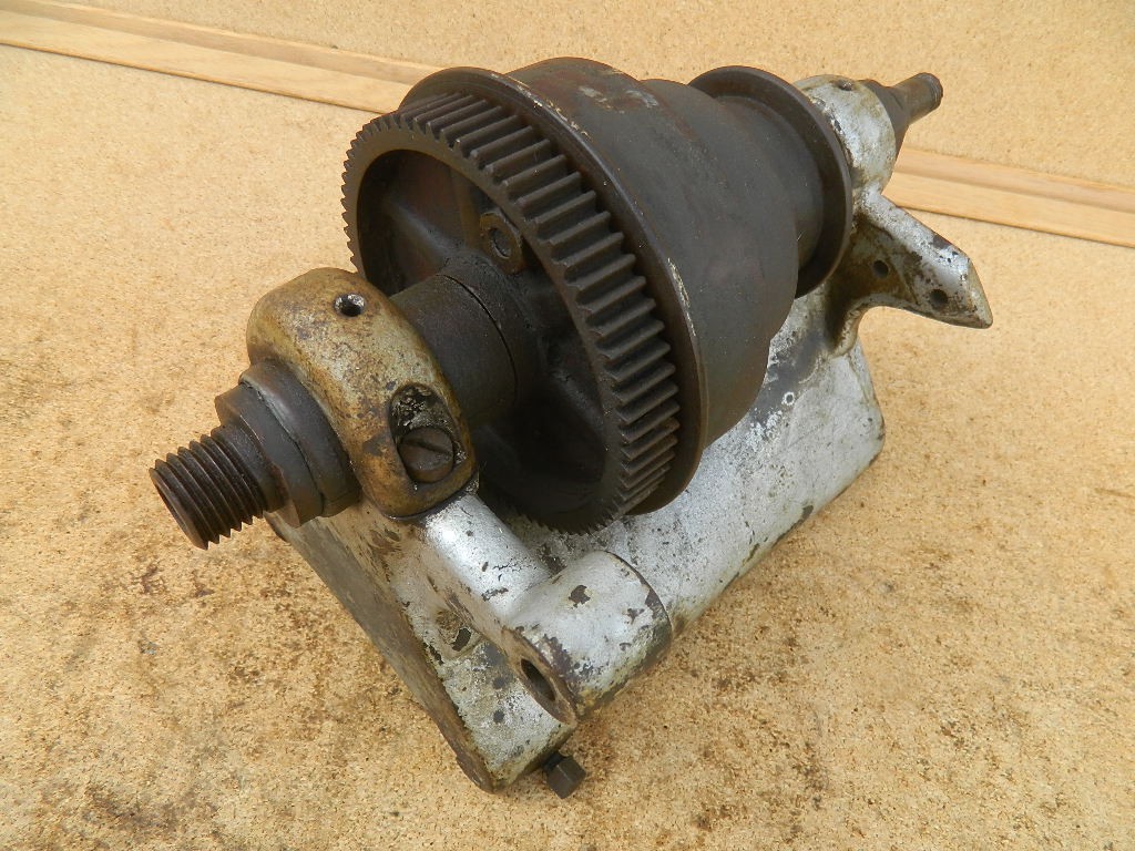 Vintage Metal Lathe Headstock Assembly Belt Drive