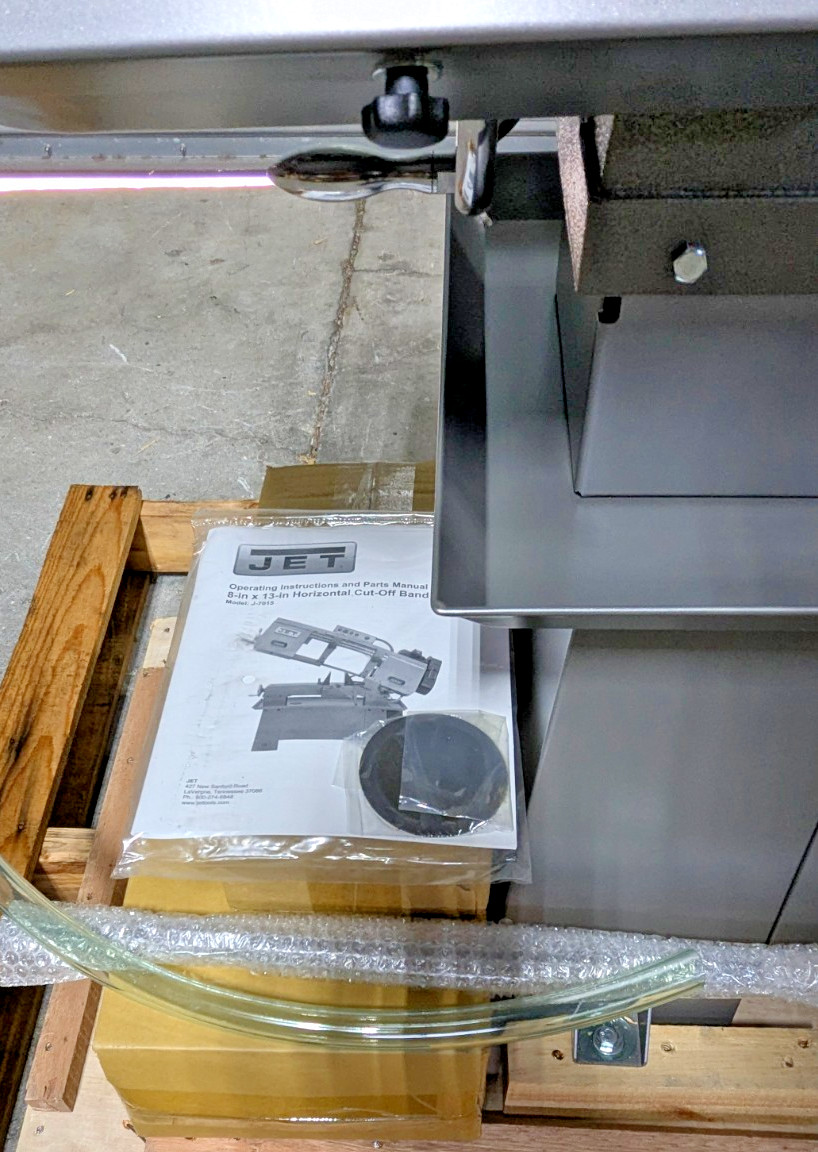 JET J-7015 8"x13" Horizontal Bandsaw 115/230V 1-1/2HP Step Pulley D