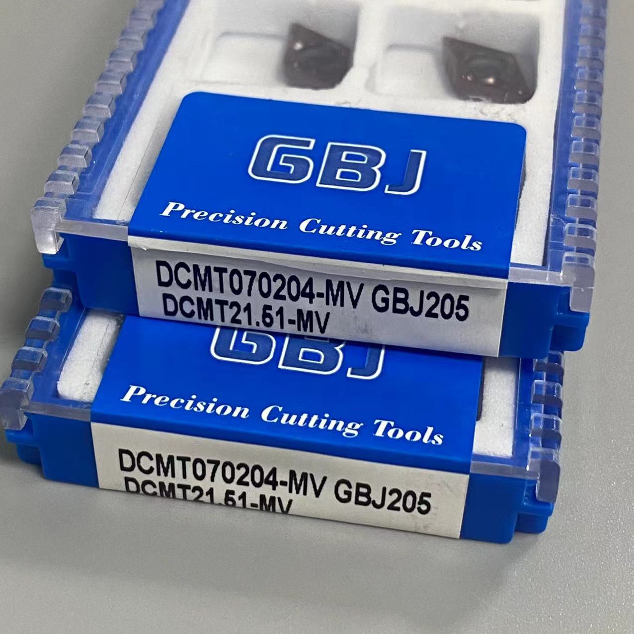 GBJ-CNC DCMT070204-MV DCMT070208-MV Stainless steel Turning insert High quality