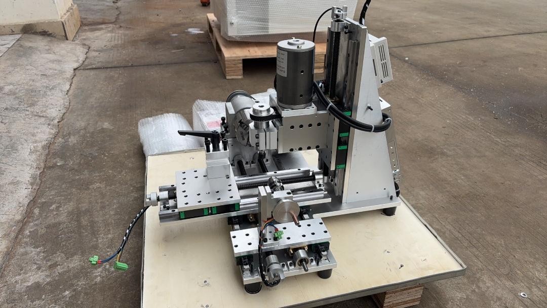 Mini CNC Lathe Mill Drill Combo Linear rails 750W Motor Closed loop Steppers MPG