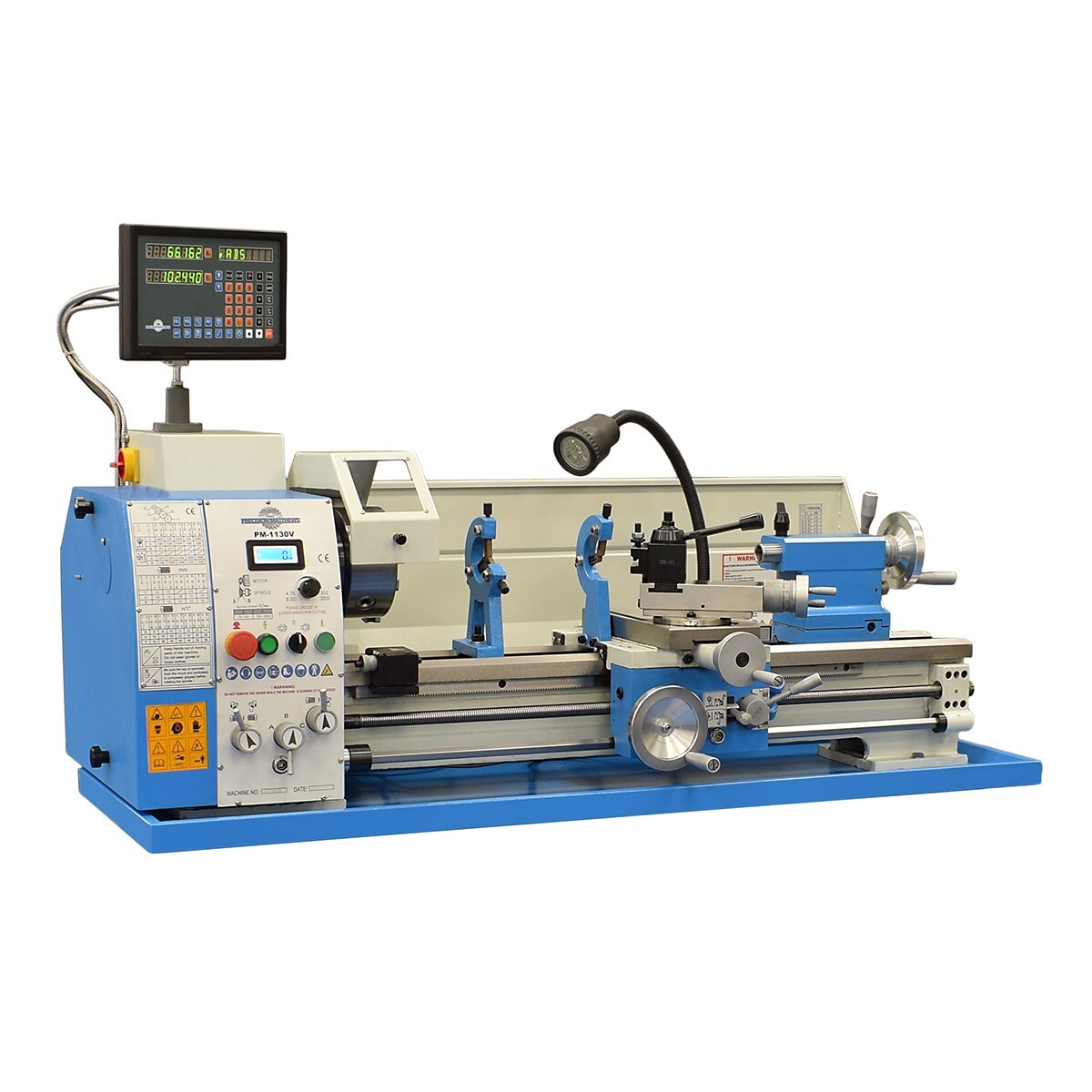 PRECISION MATTHEWS PM-1130V BENCH TOP METAL LATHE WITH 2 AX DRO! FREE SHIP!