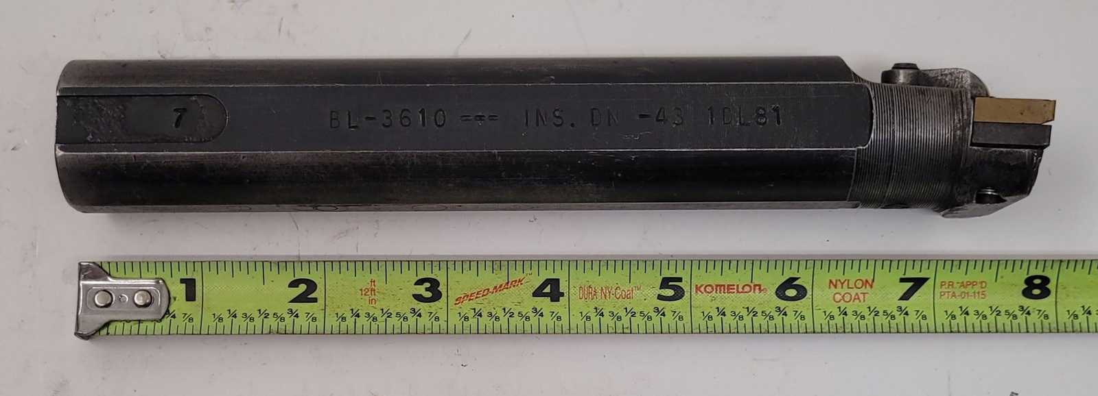 KENNAMETAL BL-3610 INDEXABLE INSERT BORING BAR – 1.25″ SHANK