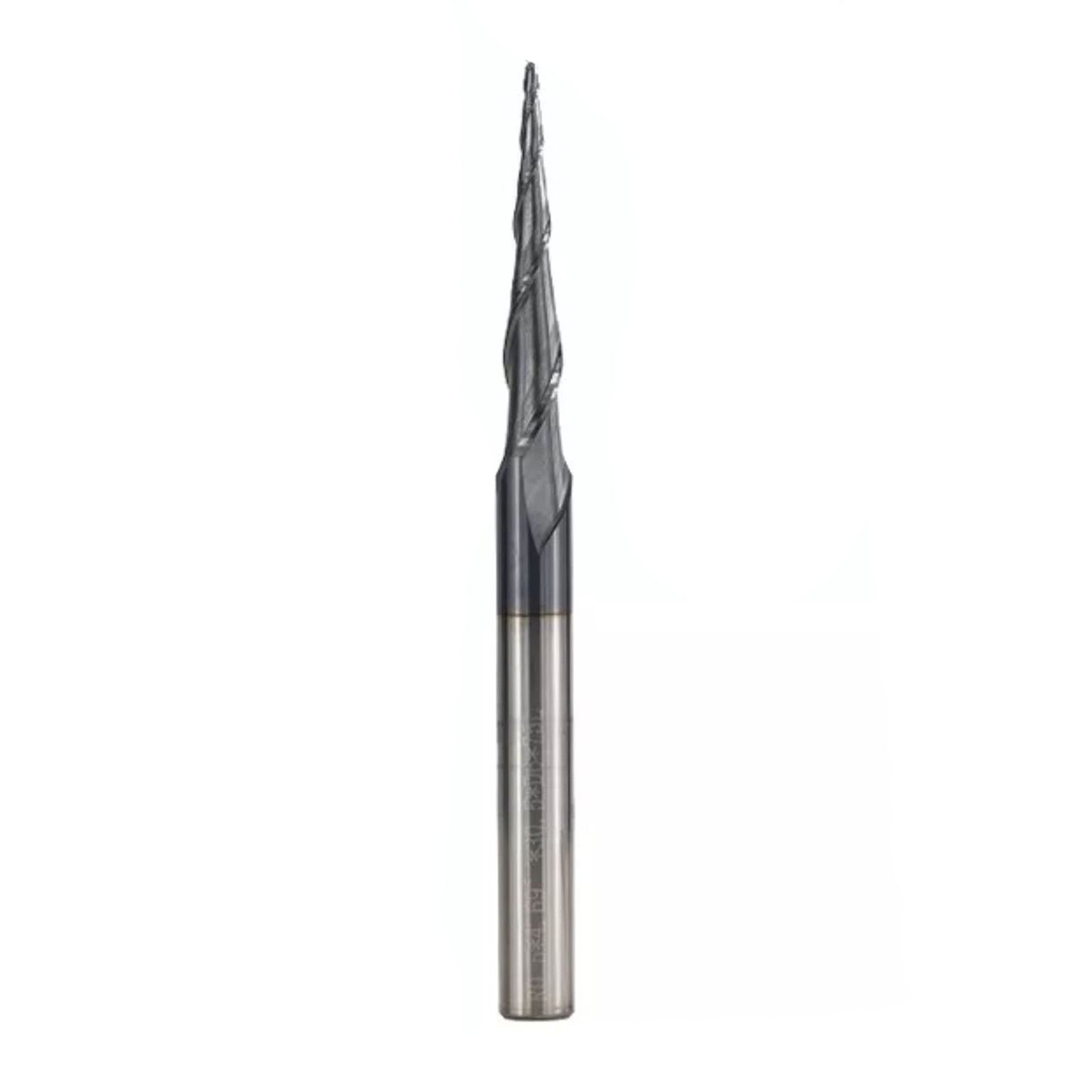 Tungsten steel CNC Router Bit Shank Tapered Spiral End Mill Ball Nose Radius