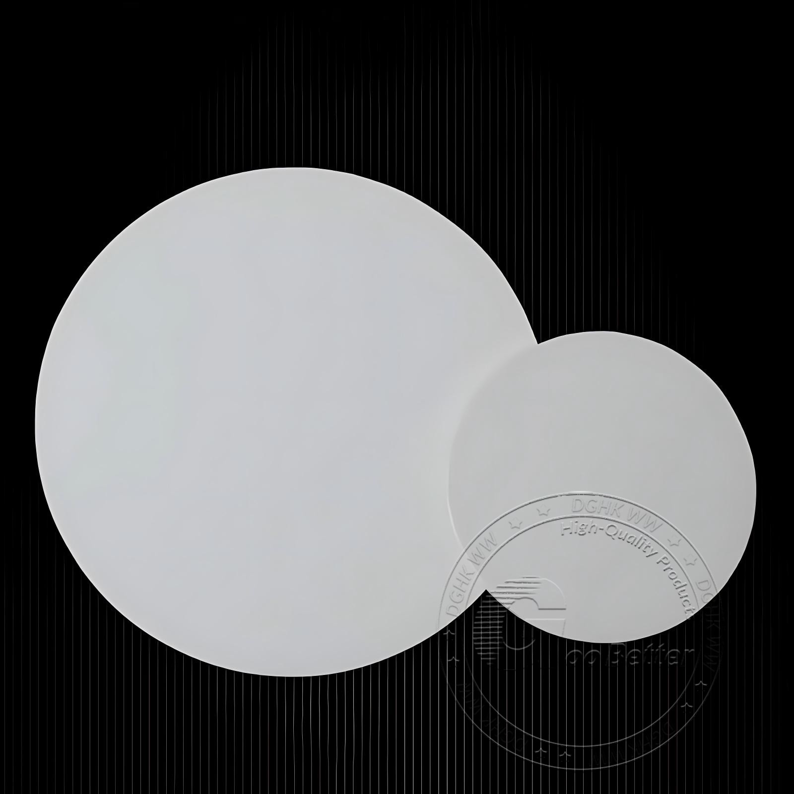 White PVC Plastic Round Discs Diameter 20-400mm Thickness 3-30mm Rigid PVC Sheet