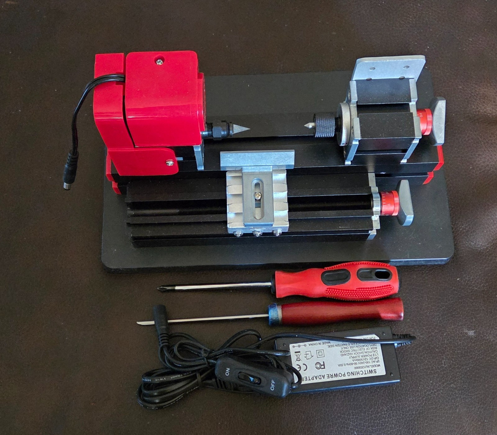 DIY Miniature Metal Mini Lathe Machine DC 12V 36W