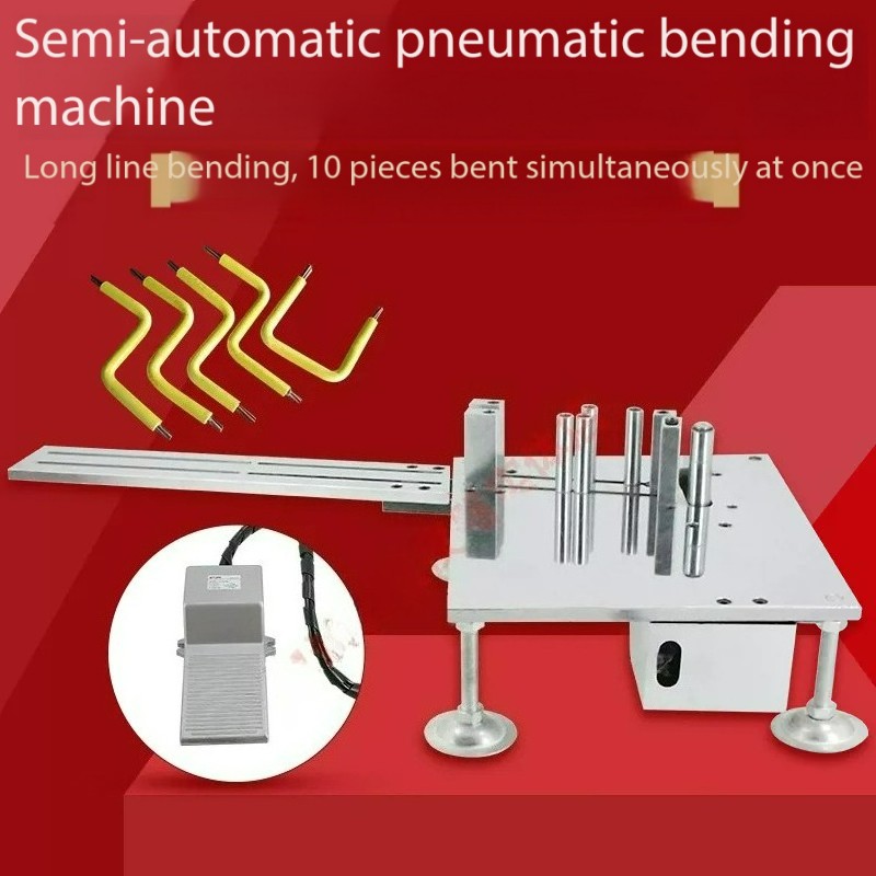 Semi-automatic Pneumatic Bending Machine Manual Wire Bending Pipe Machine