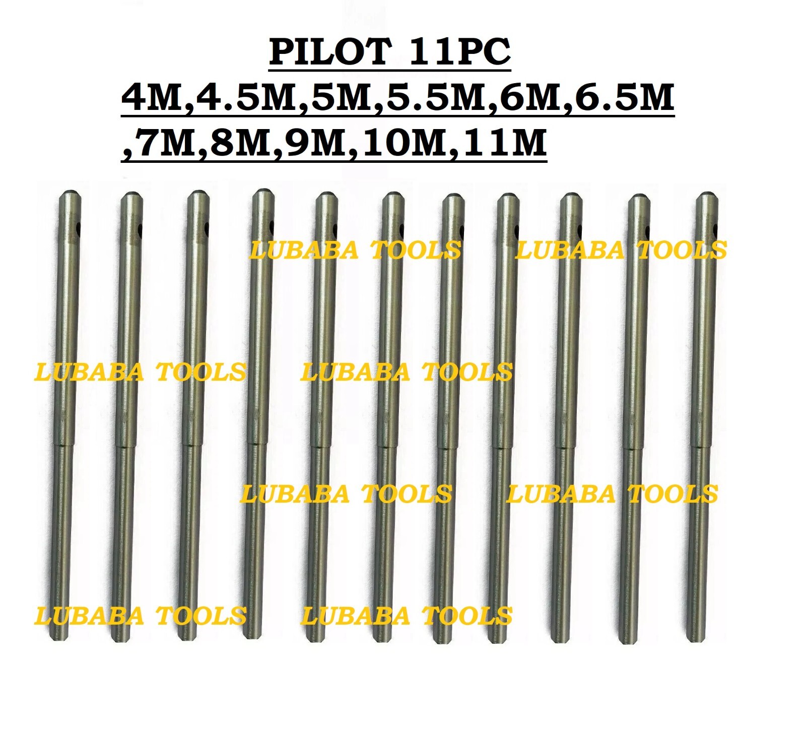 Valve Seat Grinding Pilot Set of All Sizes Sioux And Black and Decker 4mm 5/16″