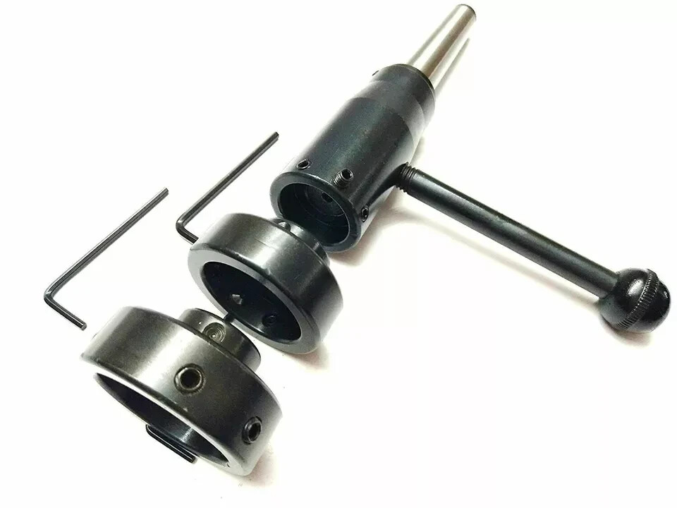 LATHE TAILSTOCK FLOATING DIE HOLDER SET MT-3 SHANK – METRIC STANDARD