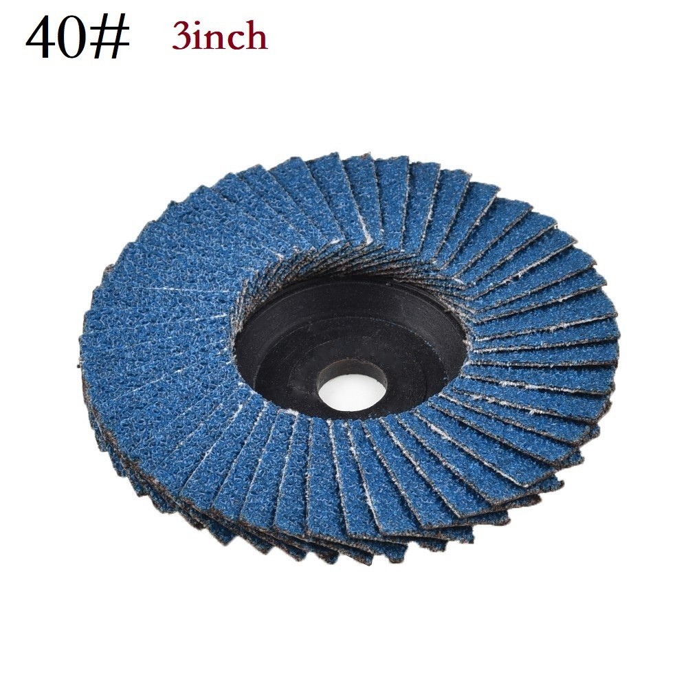 75mm/3 Grinding Wheel Flap Discs Angle Grinder Sanding Disc Wood Abrasive Tool