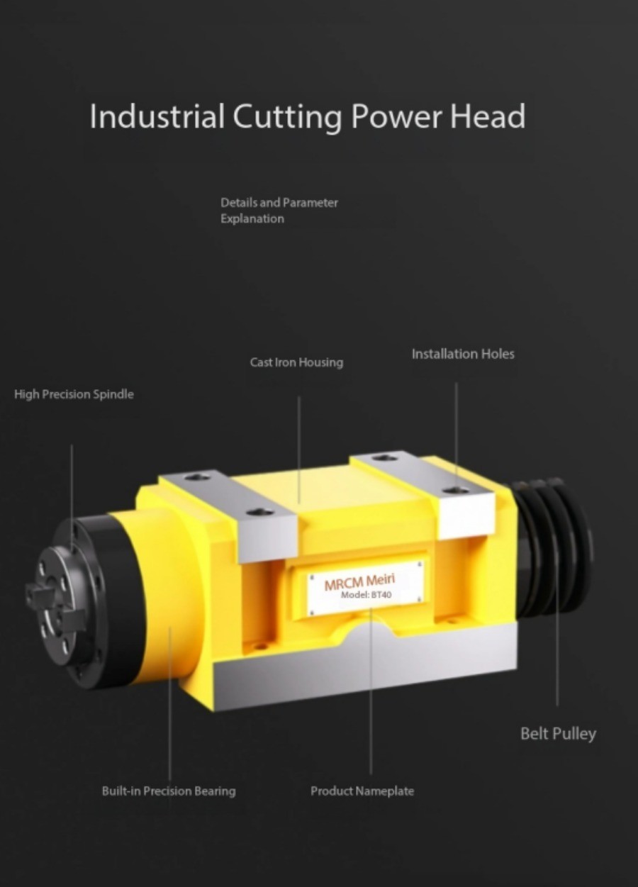 Modification of A Boring, Milling, and Drilling Machine Spindle Head Witha Motor