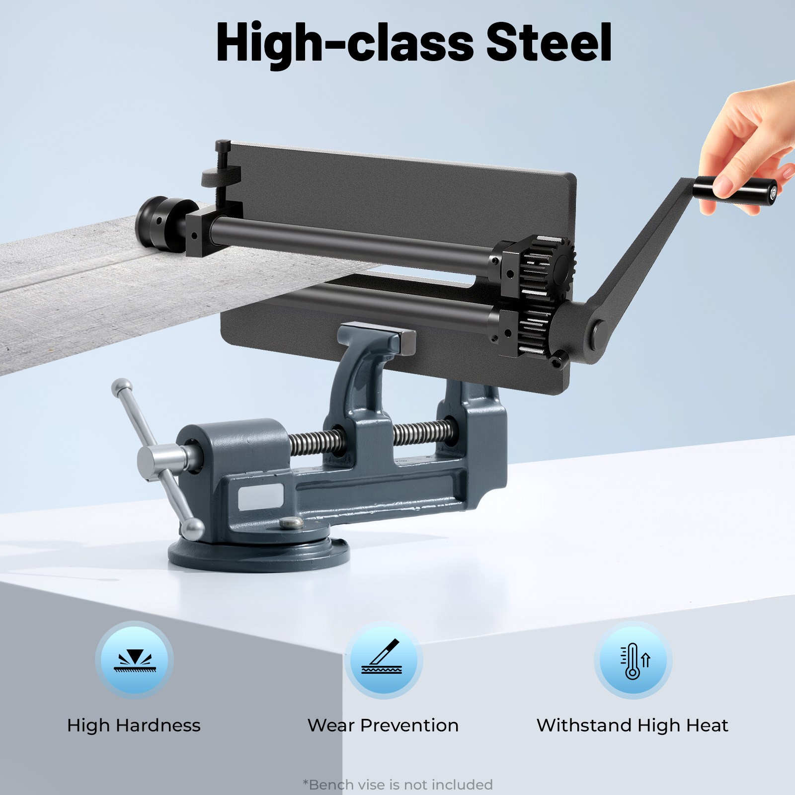 Heavy Duty Manual Bending Machine Set Bead Roller Sheet Metal Bead Roller 6 Dies