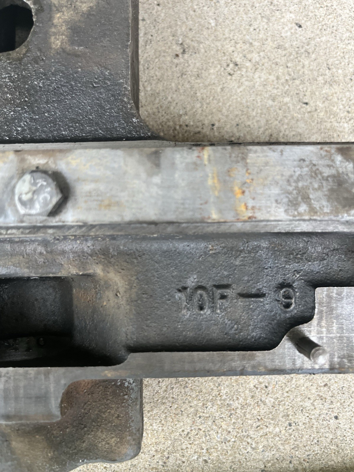 Atlas Craftsman 10″ Or 12” Lathe 10F-9 Saddle with Gib – CASTING ONLY