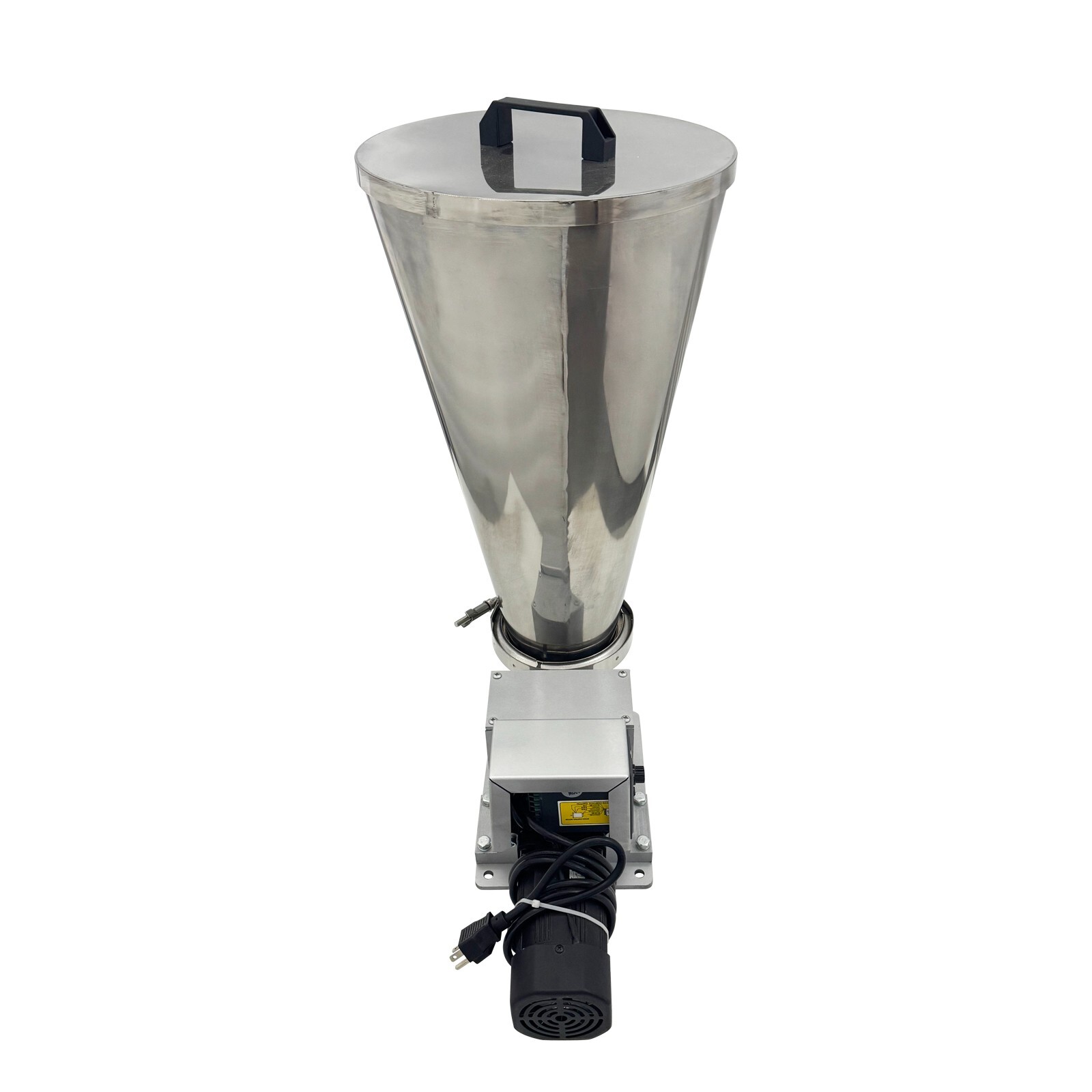 220V 0.12KW 1PH 0.6-3kg/h Stainless Steel Twin Screw Feeder Granule Fiber Sheet