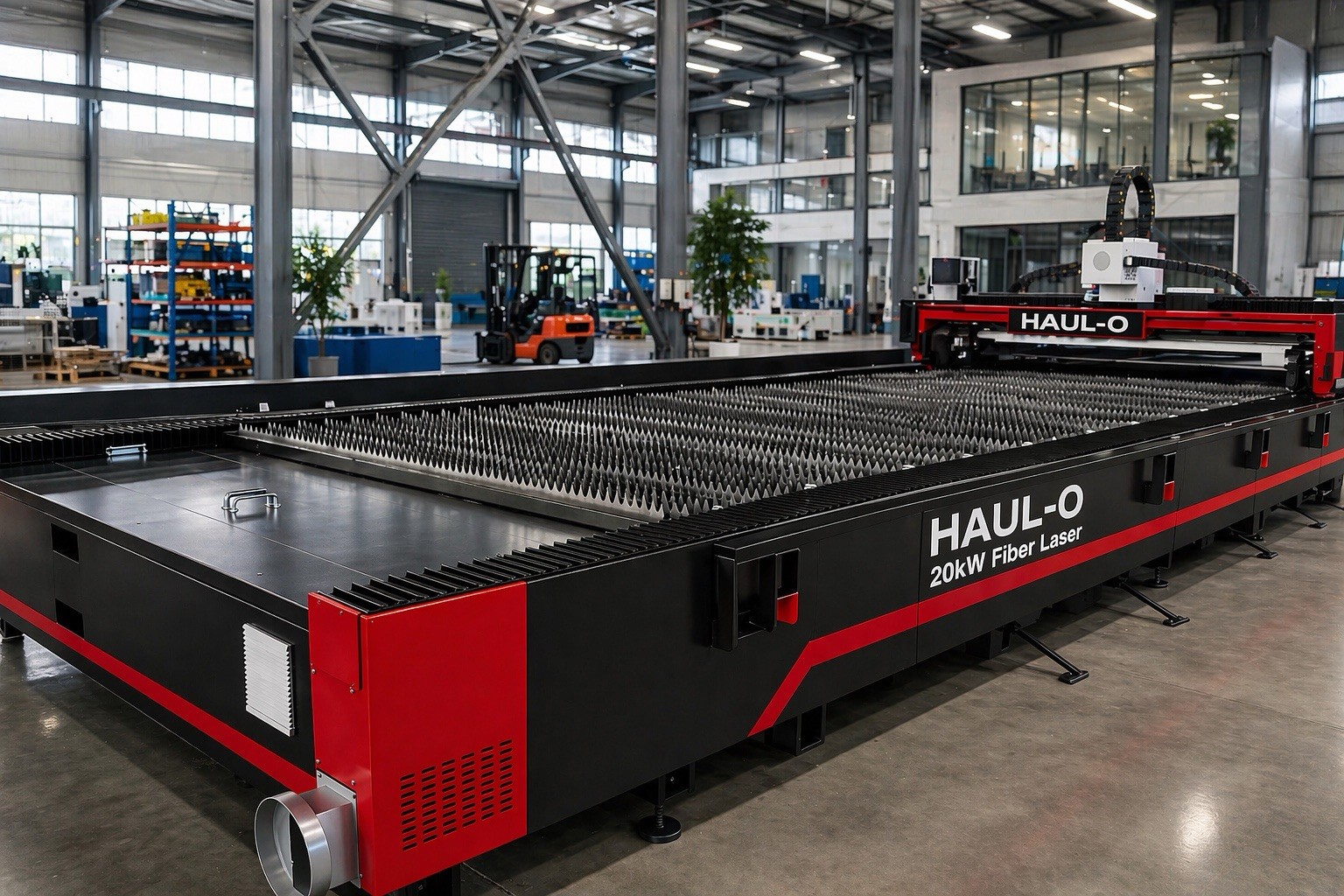 20kW Fiber Laser Cutter CNC Metal Cutting Machine Steel Aluminum HAUL-O