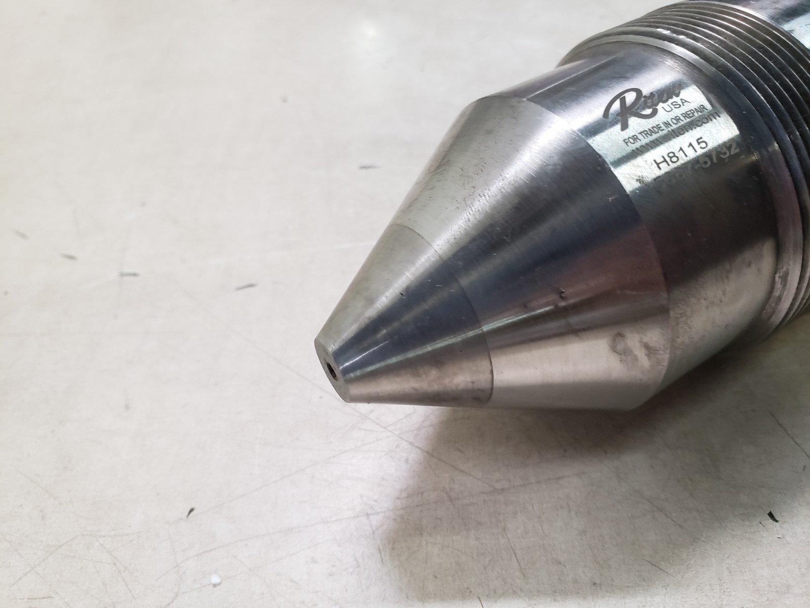 Riten 5/8″ Head Dia, Steel Long Point Solid Dead Center 5687-5732