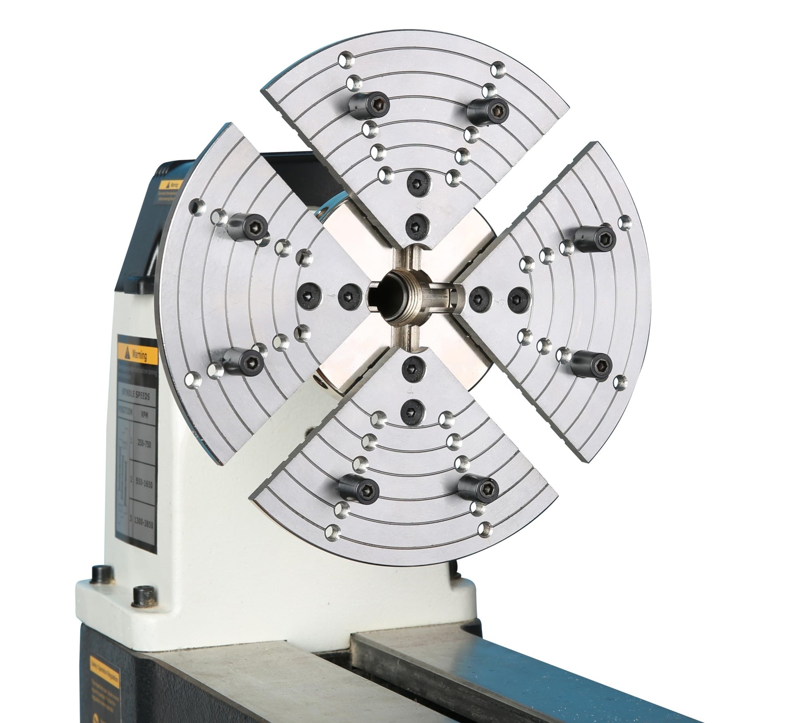 8″ Cole Jaw Set for VINWOX 3.5″ Wood Lathe Gear Chuck and 4″ Scroll Chuck, Fl…